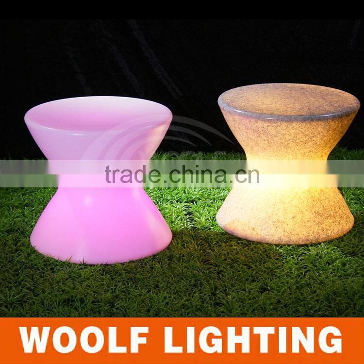 Cute Waterproof Indoor and Outdoor used LED Round Table Furniture