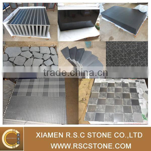 hot sale natural stone black grey basalt and lava stone
