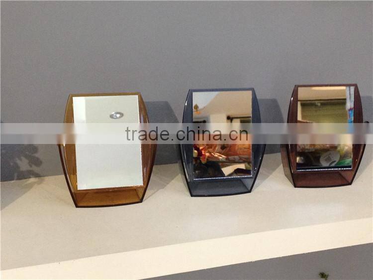 Plastic Multicolor Modern Cosmetic Desktop Make up Mirror