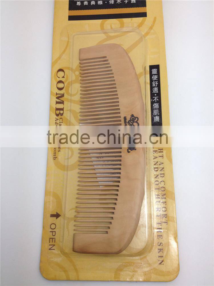 100%Nature Peach Wooden Combs 15*4.5