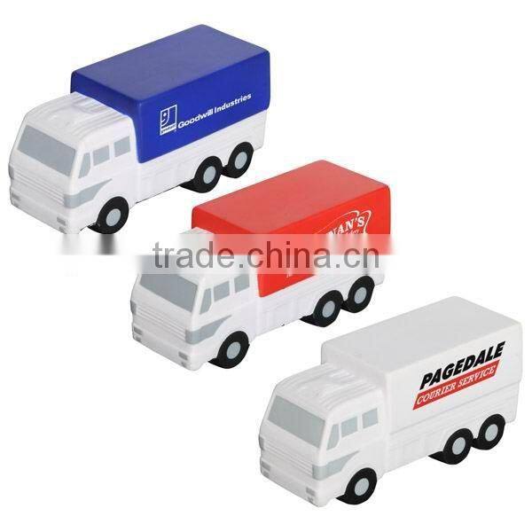 Custom logo printed pu stress car