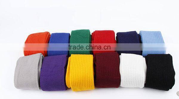 Hot Sale Breathable Plain striped long socks