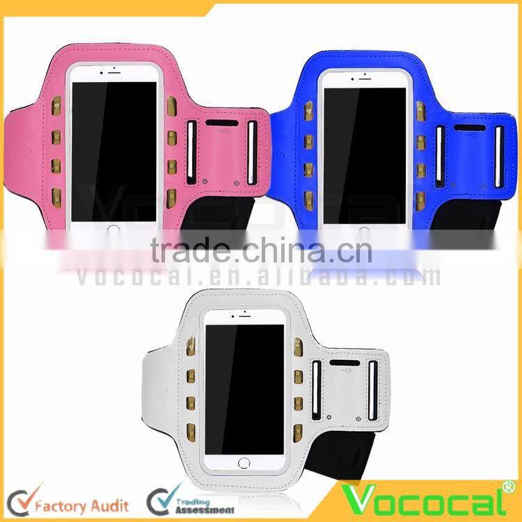 Sport Running Cycling Jogging Armband Arm Band Case Cover Skin with Key Holder and LED Light for iPhone 6 Plus / 6S Plus 5.5 Inc
