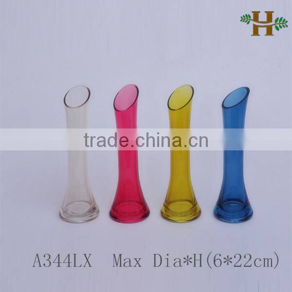 tabletop decoration narrow-mouthed flower glass vase