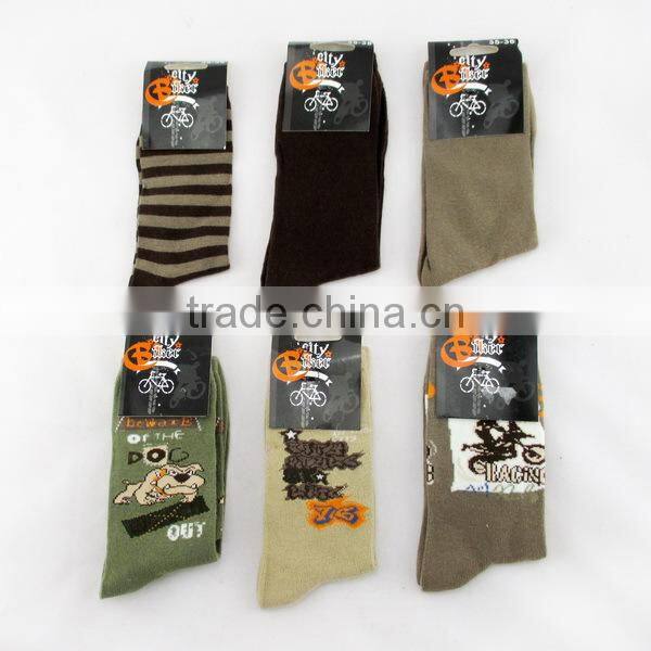 Wholesale week day draw cheap boy week sock