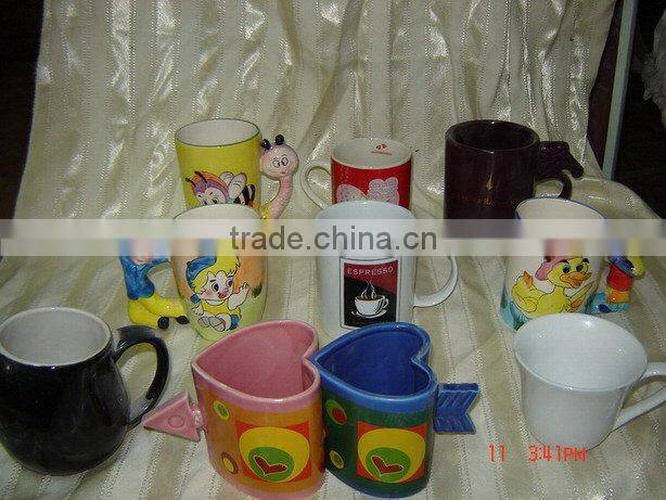 hot sell!!! China Factory Make Ceramic Partial Color ChangeCeramic Mug glaze ceramic mug ceramic ceramic mug with elegant design