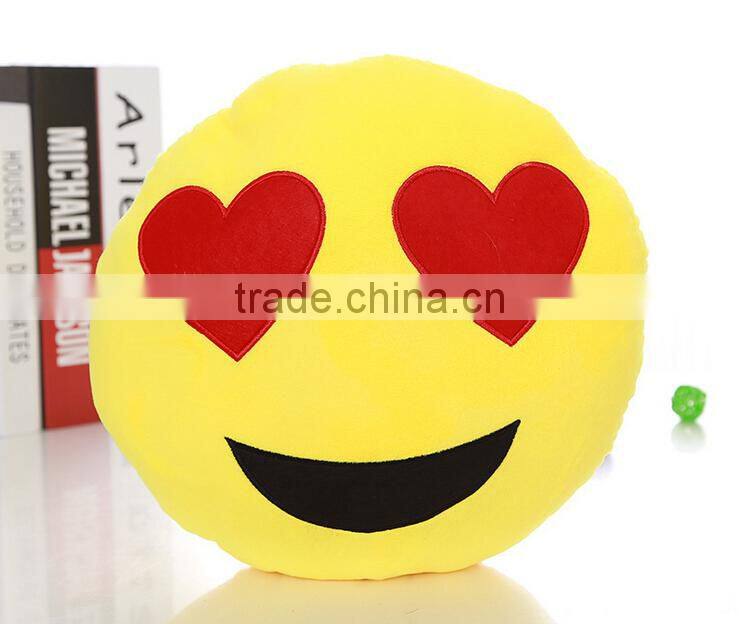 Cheap Hot Sale Soft plush emoji pillow stuffed toys Wholesale big size cushion