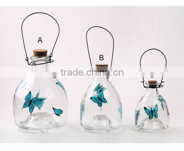 home and guarden glass bee catcher with different pattern