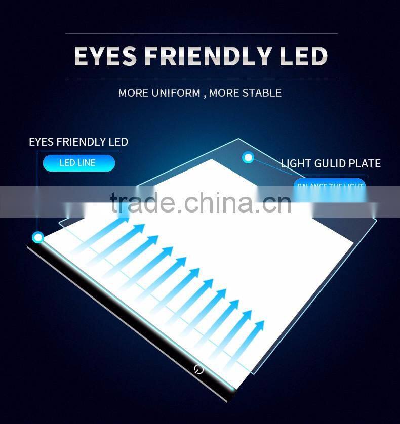 Ultra thin LED copy board A4 animation drawing copy light panel board painting learning board
