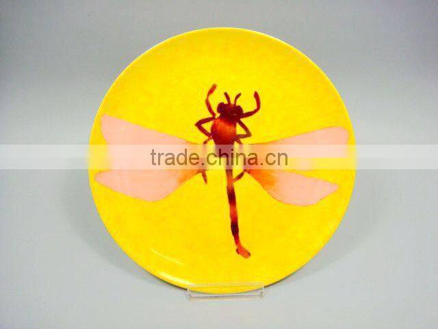 Kid children melamine round factory cheap snack frut plate