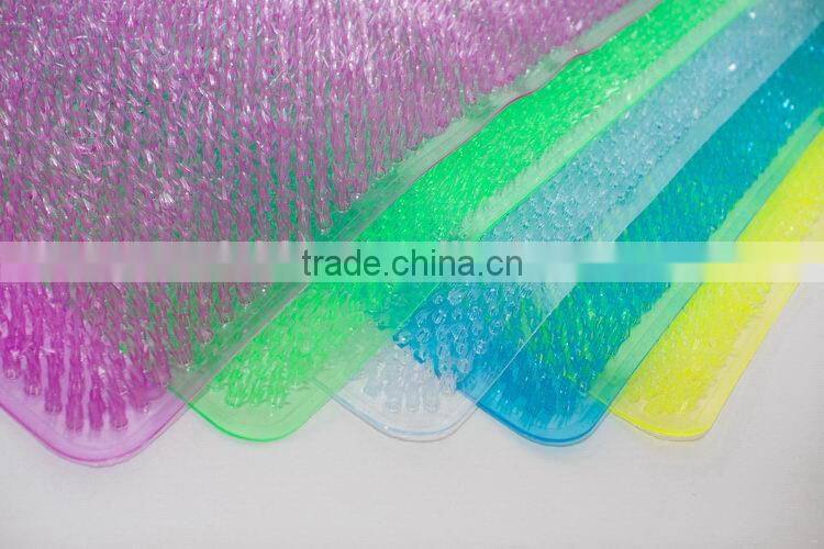 Bottom price wood grain custom pvc thin bath mat