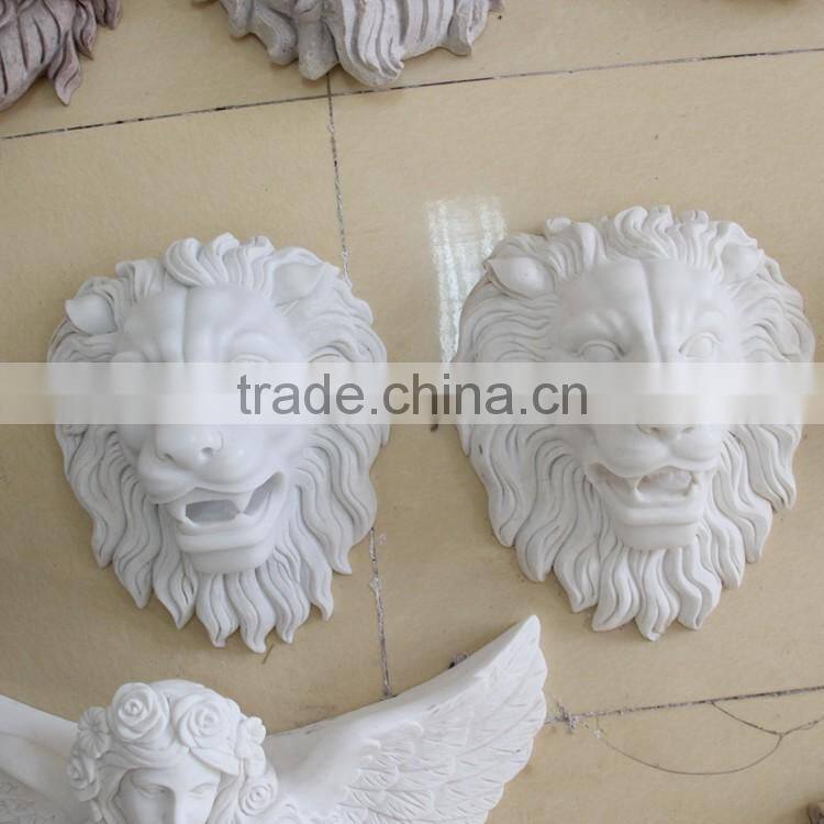 outdoor garden decoration stone carving stone lion head carving