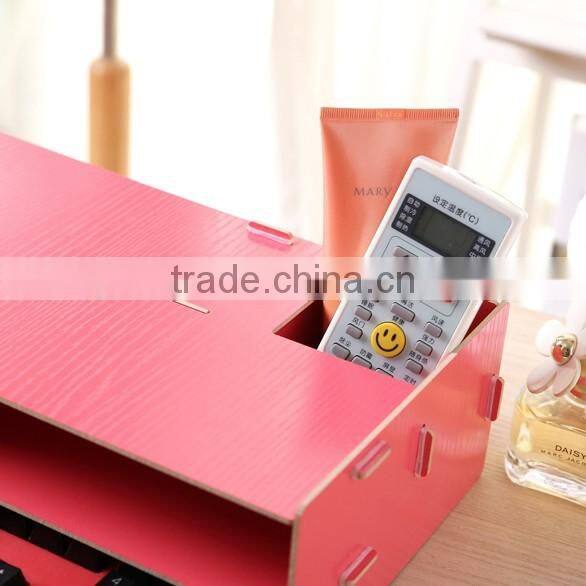 Creative Desktop DIY wood increased computer rack