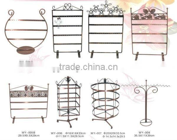 Jewelry Display Stand Storage Rack Bracelets Necklaces Earrings