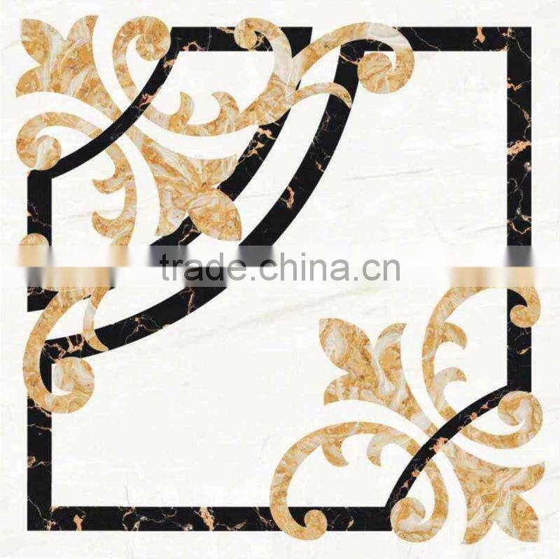 Luxury European Rococo Style Handmade Square Marble Medallion for Villa Floor Decoration BF12-04284c
