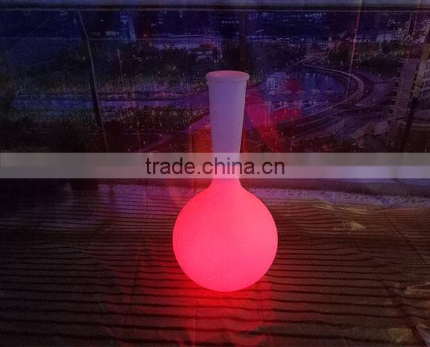 16 colors changing vase led light base with IR remote control