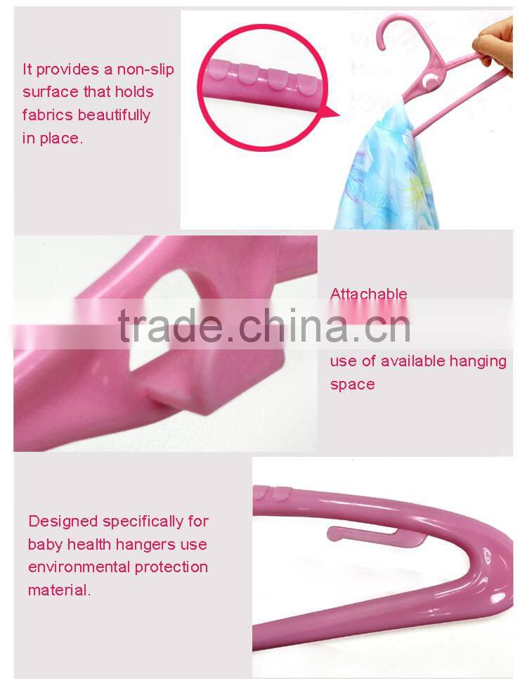 High Quality PP Plastic Baby Short Clothes Hangers