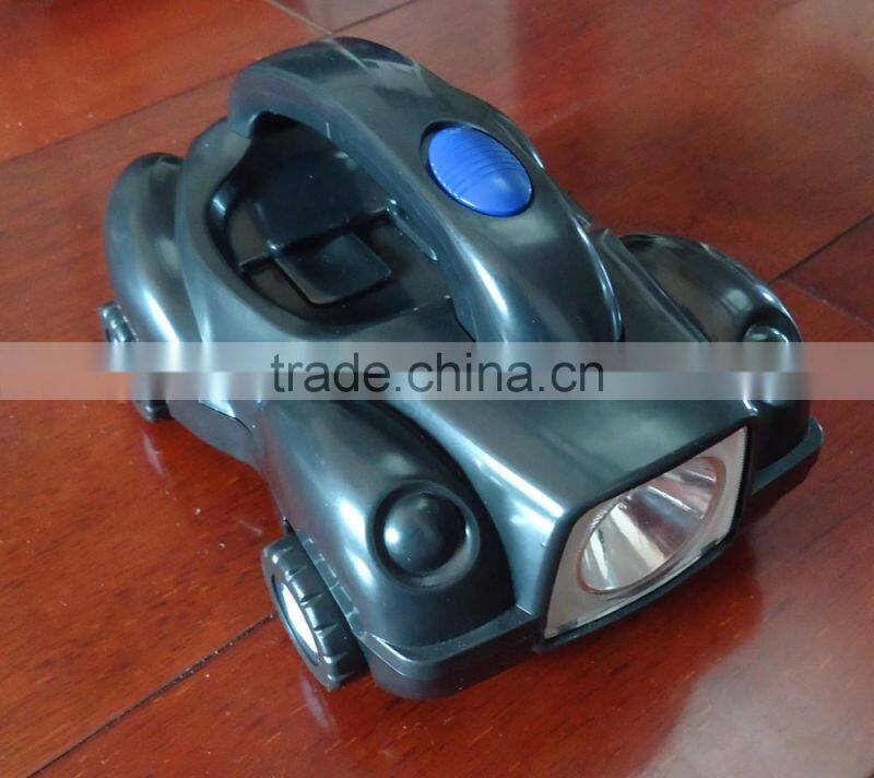 Promotional car shape 34pcs hand tools set/kit with LED light torch