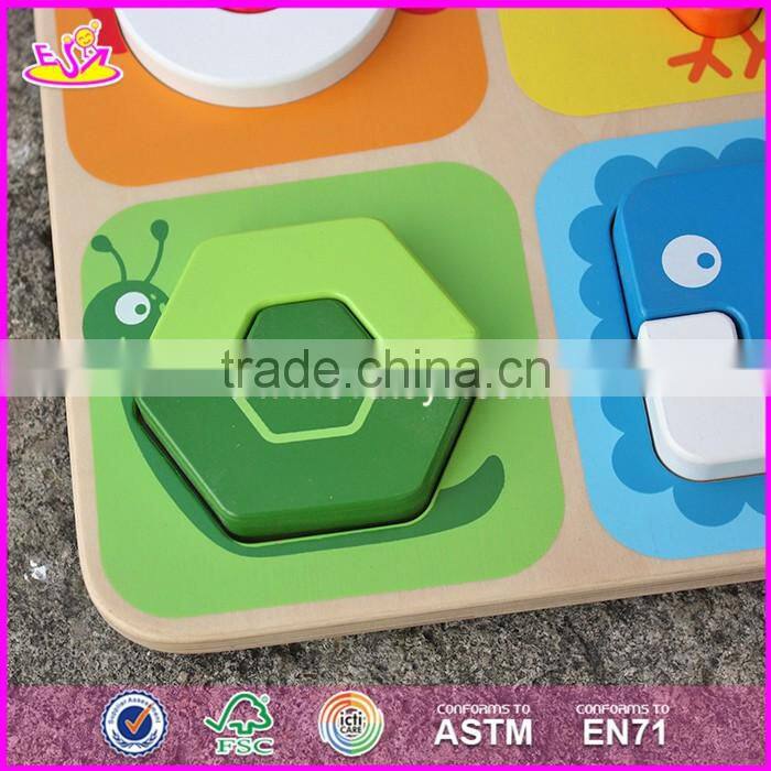 2017 Manufacturer of new kids animal toy wooden jigsaw puzzle maker W14D028