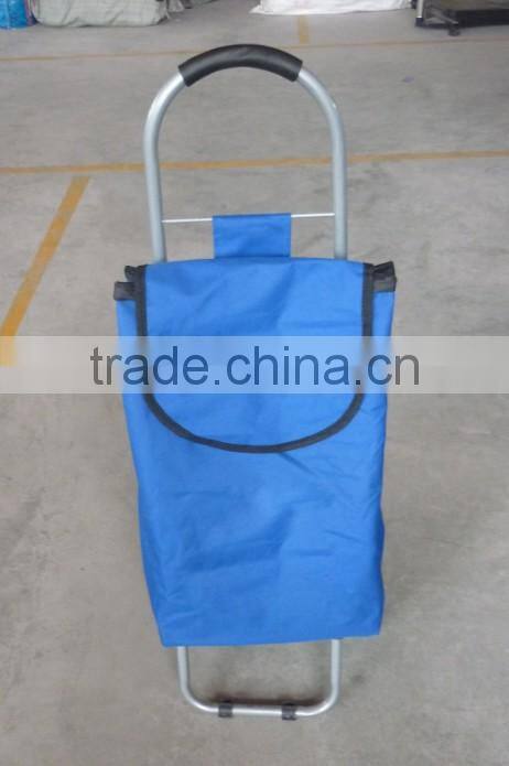Protable Recycle supermarket foldable trolley shopping bag