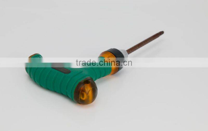 Berrylion Hot Selling Ratchet Telescopic Wrench Multi function Ratchet Screwdriver