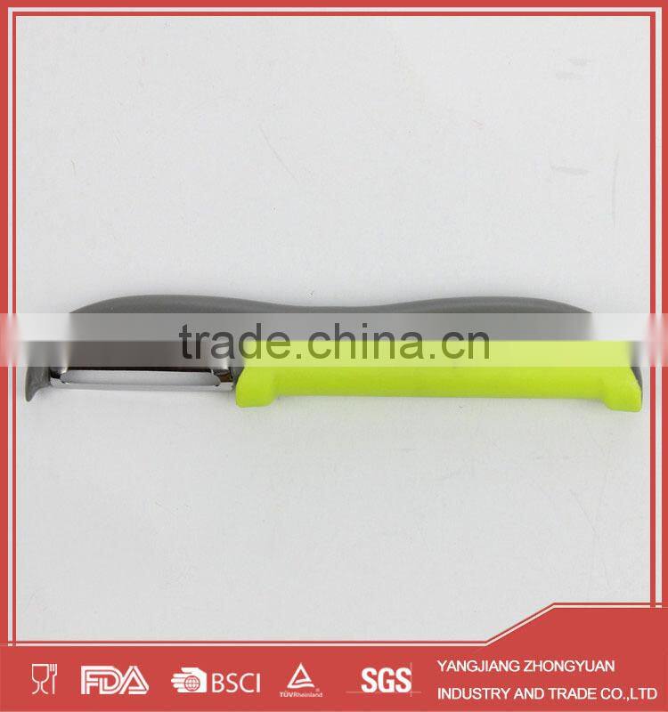 Fancy Y shape ceramic vegetable peeler with plastic handle
