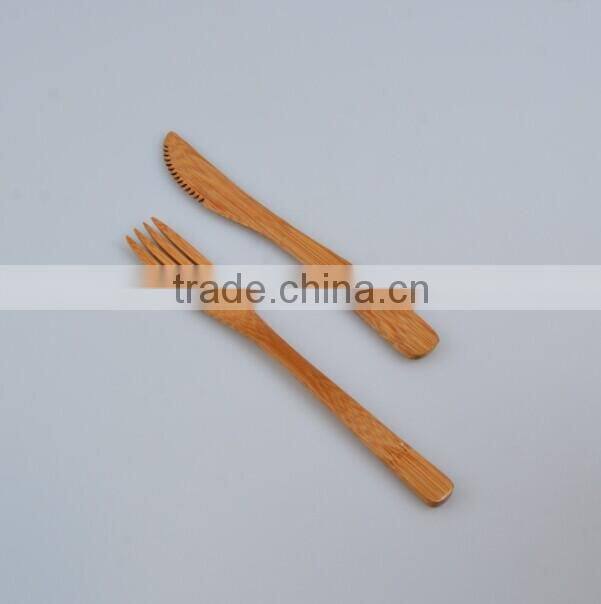 2016 Fashion bamboo butter Knife and fork