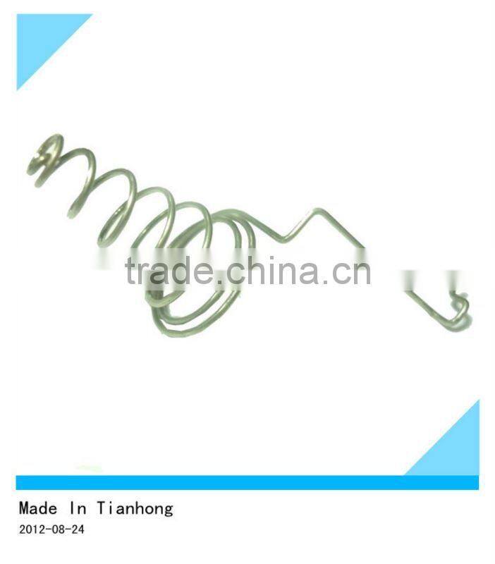 Various forms of conical compression springs