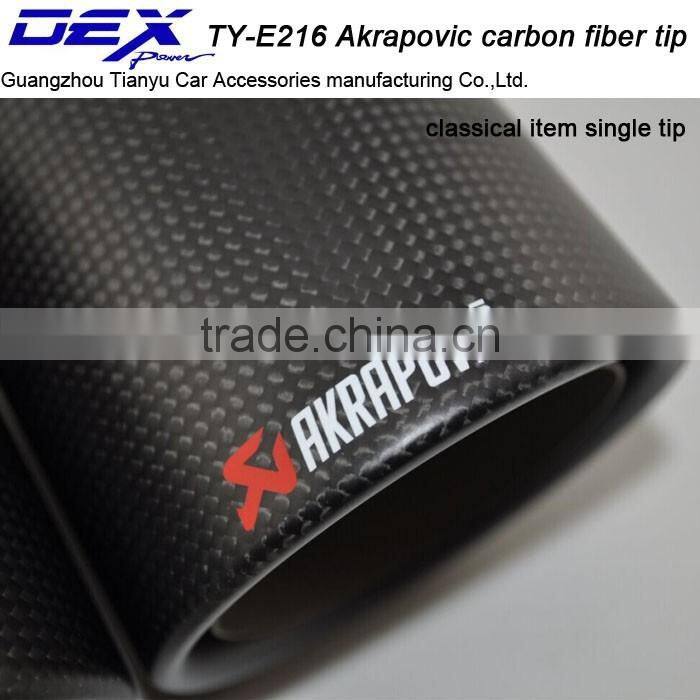Customized Carbon Fiber All kinds of size Akrapovic universal exhaust tips