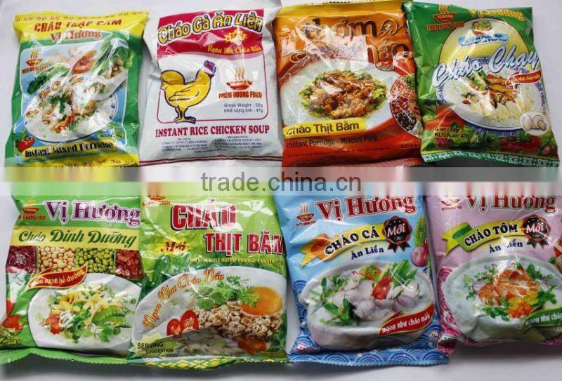 DELICIOUS & QUALITY CHICKEN FLAVOUR INSTANT PORRIDGE 47g - Thien Huong Food JSC
