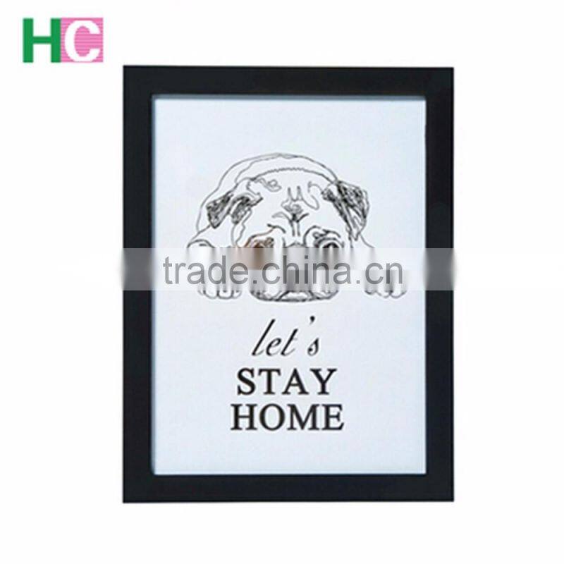 2017 customized wooden photo frames wholesale