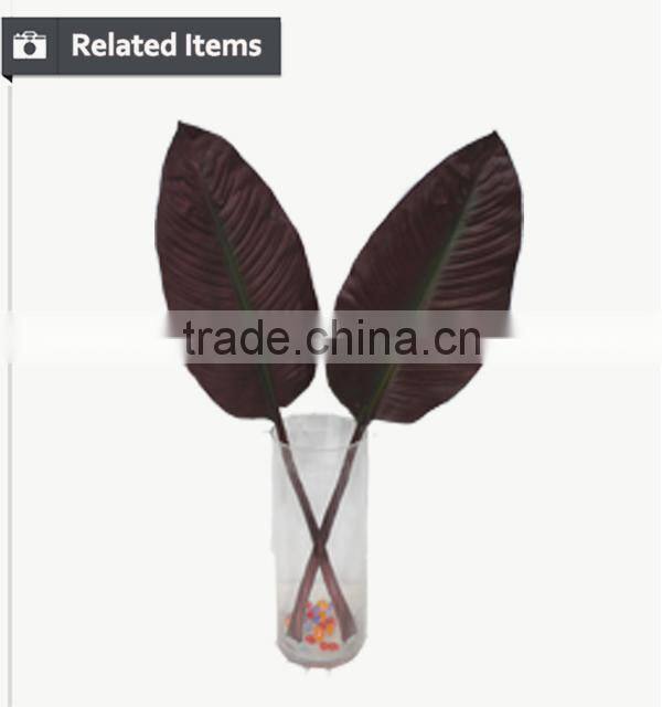 Artificial green leaves wall PU leaves artificial leaves for decoration