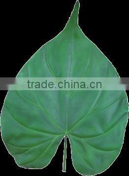 Fairy house decoration large fake green leaf large PU leaf indoor plants