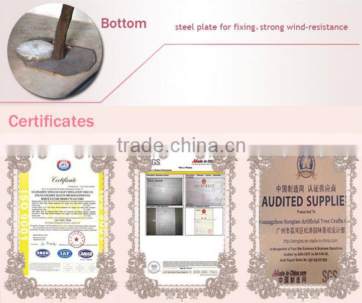 Hot sale air bonsai artificial plastic japanese mini cherry blossom tree fabric for decor