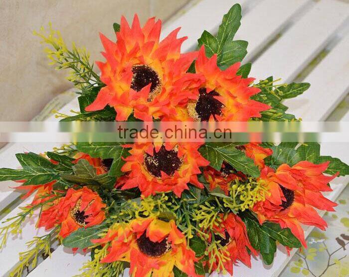 Wholesale artificial flower bouquet of home decoration