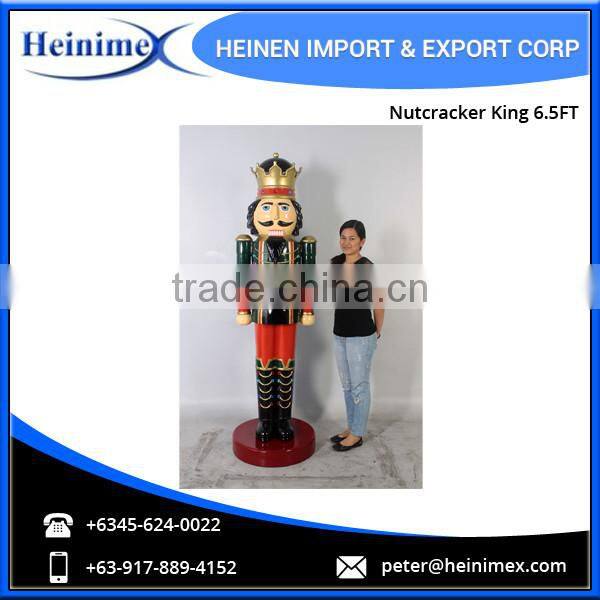 Automotive Lacquer Finish 6.5FT Fiberglass Nutcracker King