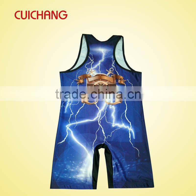 Wrestling singlets, custom design hot sale wrestling singlets wholesale polyester heat transfer