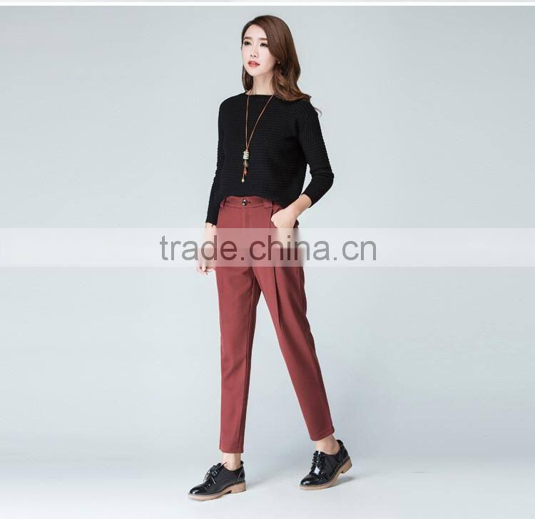 new style lady pants woman harem pants wholesale ladies pants trousers