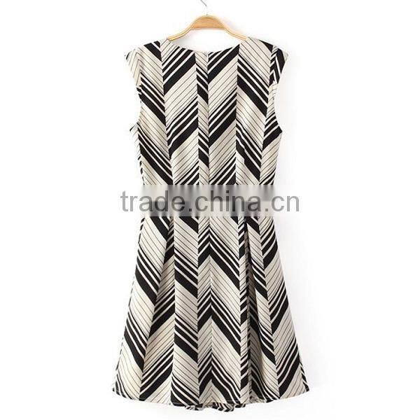 HD-D235 chiffon women dress/OEM ladies dress/factory new design