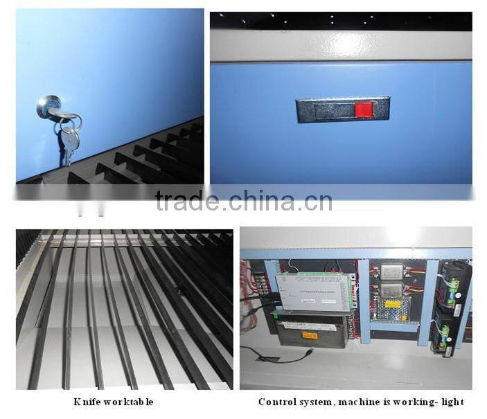 cheap price laser cutting machine with up-down worktable