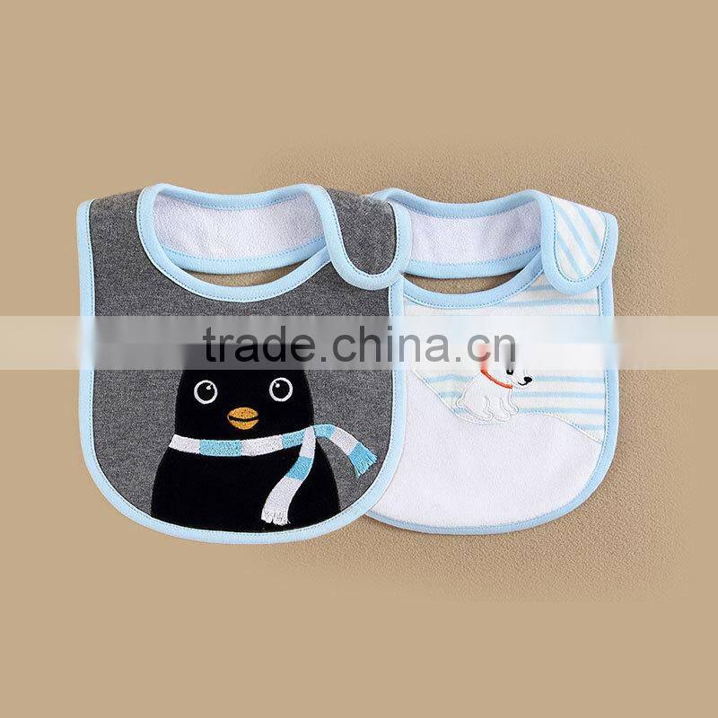 Factory Supply Children Products Directly Wholesale momandbab Baby Bibs Embroidery