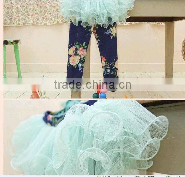 New design seamless leggings with petticoat,tights funky black leggings,slimming cute girl warmmer leggings with skirt