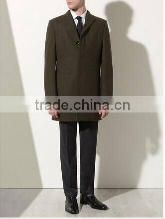 2014 Winter Season Latest Style Formal Occasion Slim Fit Mens Cashmere Men Coat