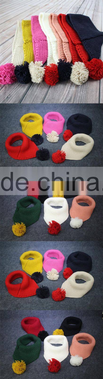 High Quality Custom Winter Kids Baby Mini Knit Chinese Scarf Online Shop