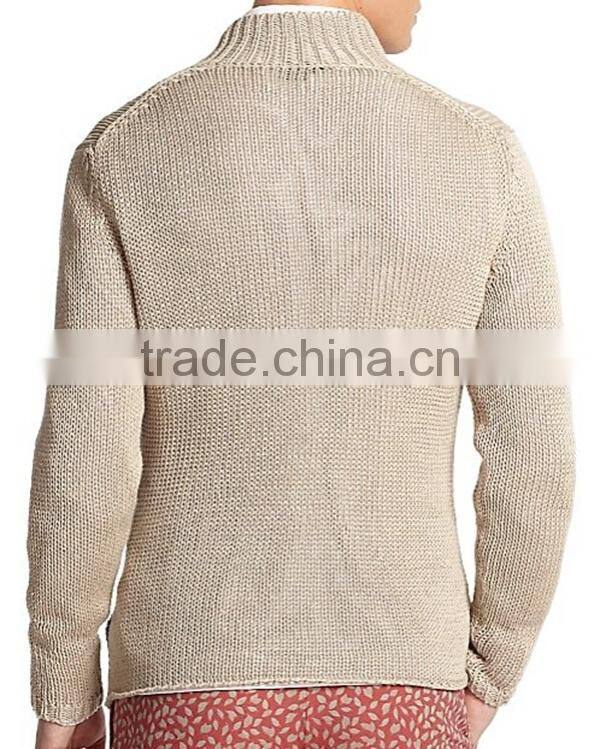 Casual Fabric Knitted Man Sweater