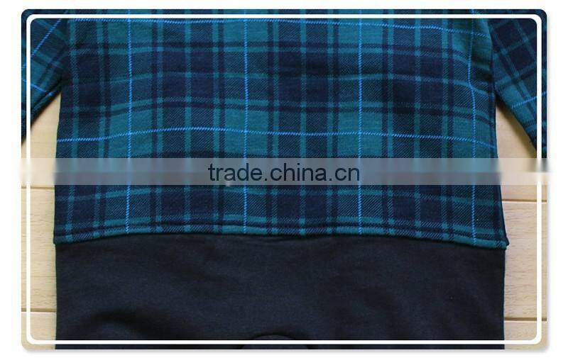 Wholesale Gentlemen Boys Long Sleeve Bodysuit Necktie Rompers Baby Boys Suit