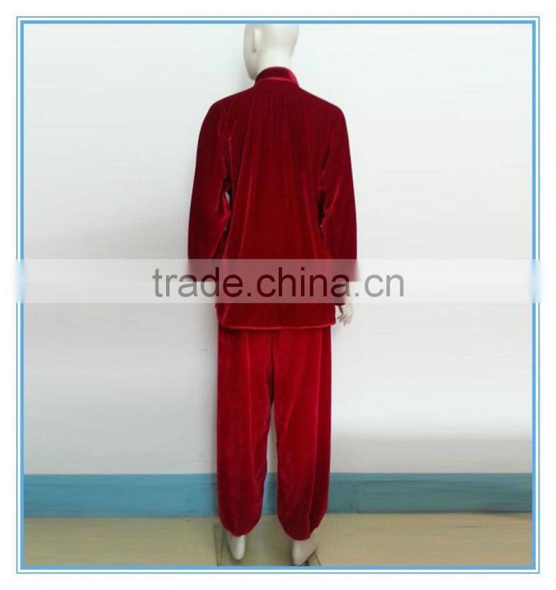 Factory price wholesale OEM unisex winter warmth tai chi Kongfu uniform suit art uniform Chinese Kongfu uniform