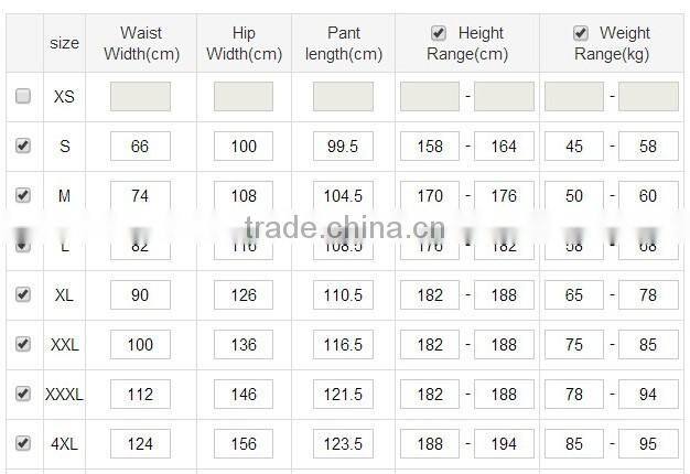 Juqian Design High Quality Work Wear Mens Security Guard Uniform Pants /OEM Security Guard Uniforms