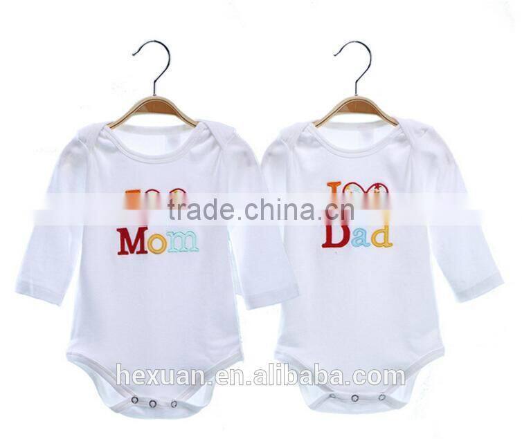 100% organic cotton romper gift Baby clothes romper bodysuit 2pcs/set