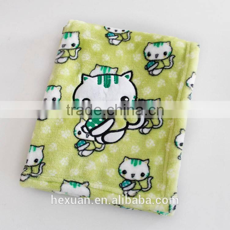 cheap and good quality super thick coral fleece blanket / quilt Soft warm Cotton Fabric Baby